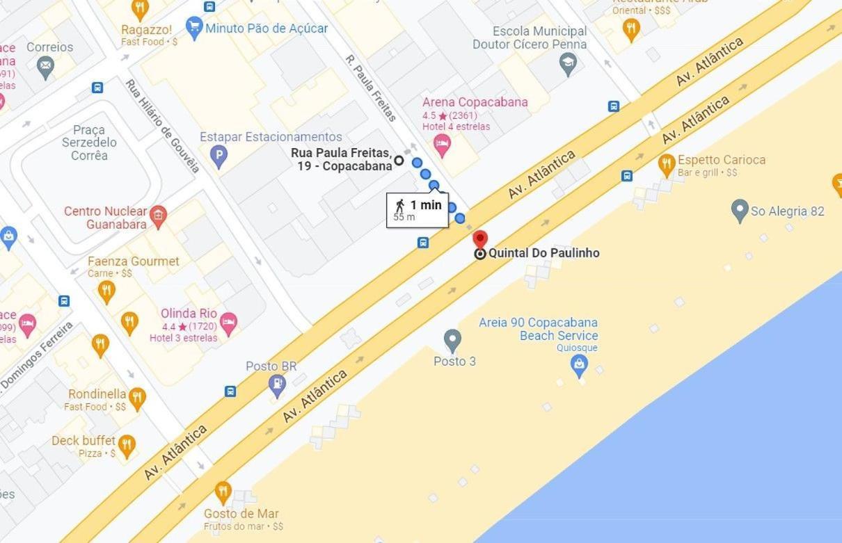 Pf12 - Studio A 1 Minuto Da Praia De Copacabana Rio de Janeiro Dış mekan fotoğraf